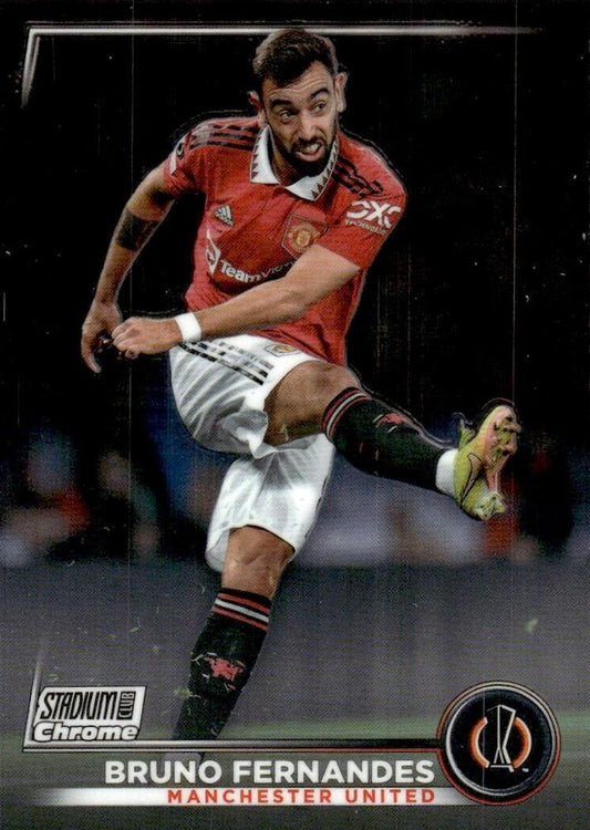2022 Topps Stadium Club Chrome UCC Bruno Fernandes #81 Manchester United