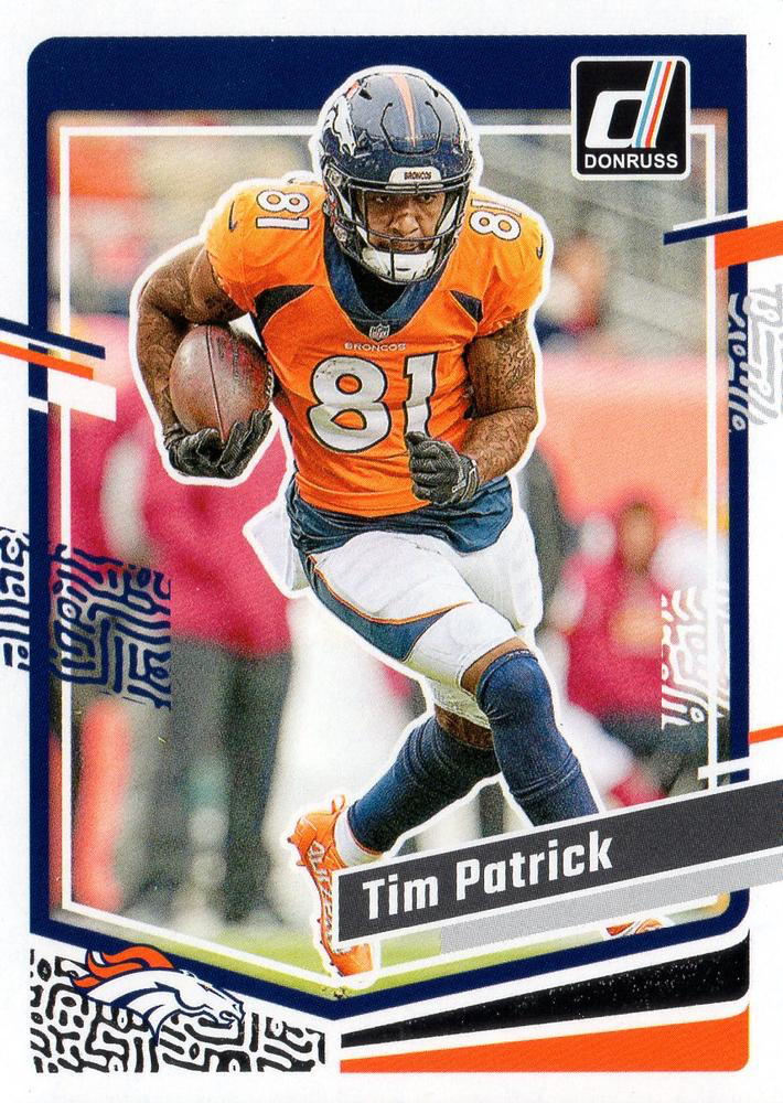 2023 Panini Donruss Tim Patrick #89 Denver Broncos