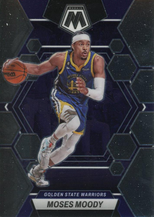2022 Panini Mosaic Moses Moody #161 Golden State Warriors
