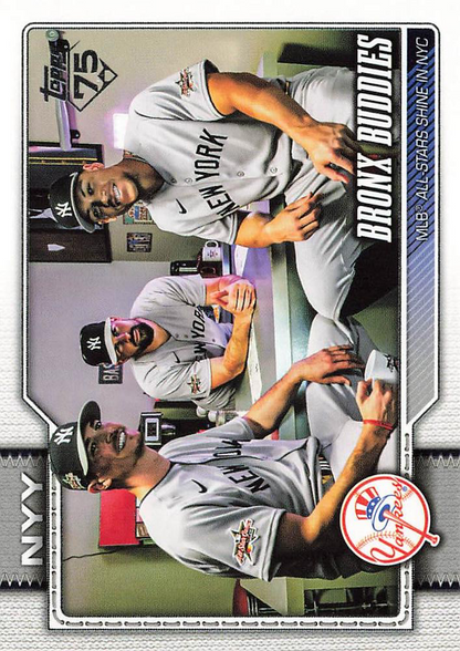 2026 Topps Series 1 Bronx Buddies (Judge / Fried / Rodon) CPC #302 New York Yankees