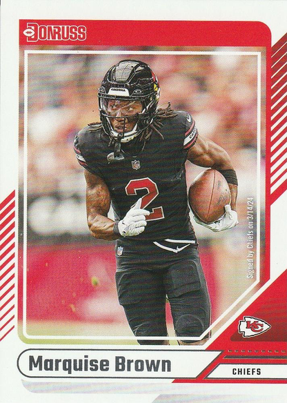 2024 Panini Donruss Marquise Brown Kansas City Chiefs #159
