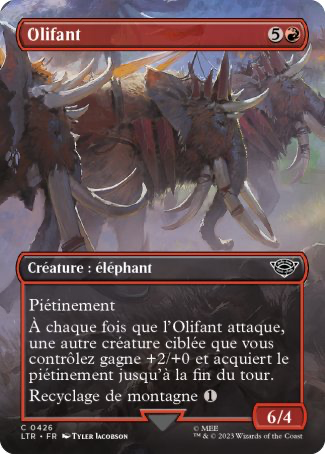 2023 Magic MTG Le Seigneur des Anneaux Olifant LTR #426
