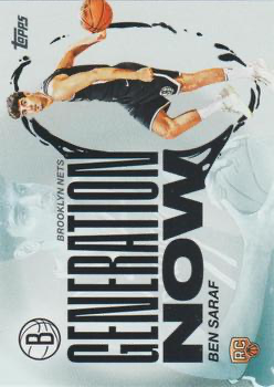 2025 Topps NBA Generation Now Ben Saraf GN-26 Brooklyn Nets