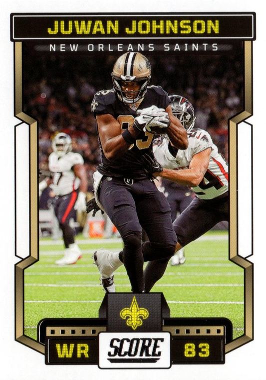 2023 Panini Score Football Juwan Johnson New Orleans Saints #56