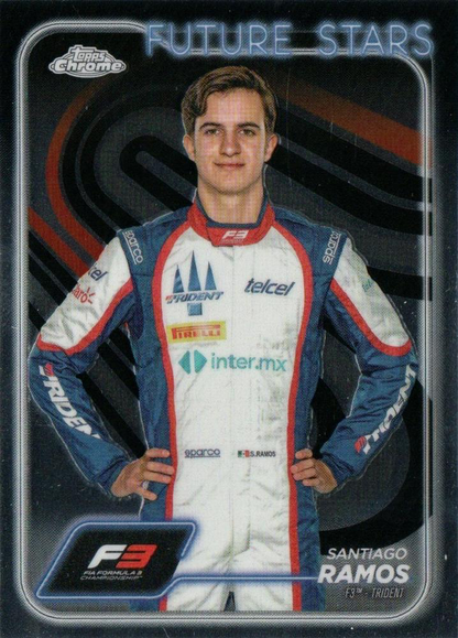 2024 Topps Chrome Formula 1 Santiago Ramos F3D #48 Trident