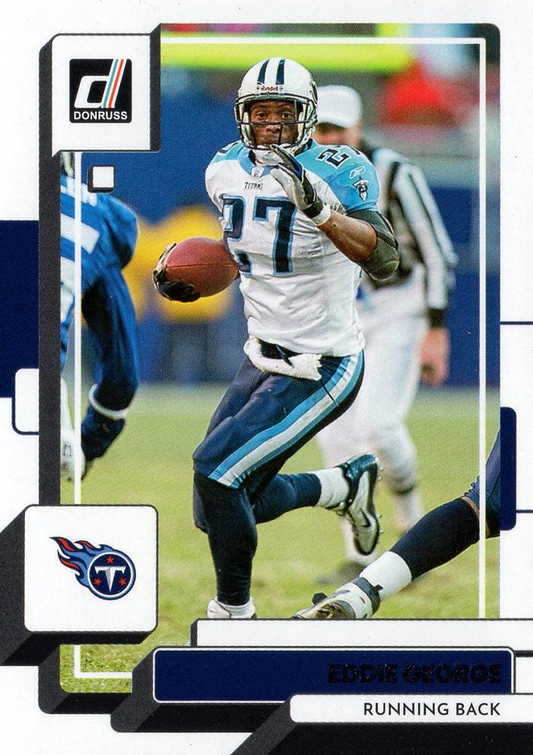 2022 Panini Donruss Eddie George #75 Tennessee Titans