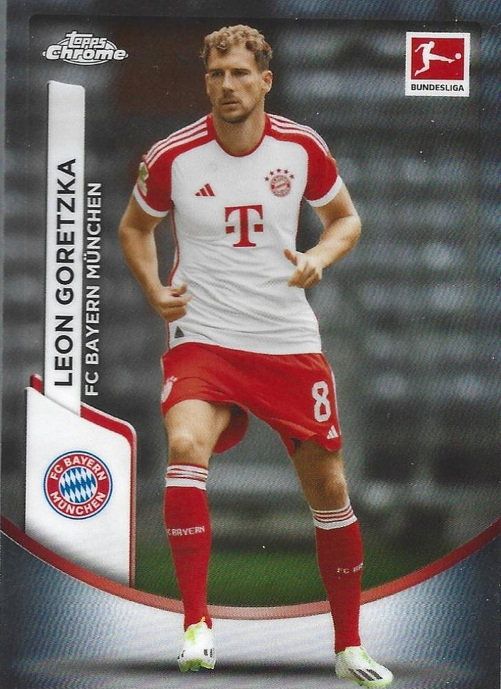 2023 Topps Chrome Bundesliga Leon Goretzka #81 FC Bayern Munich