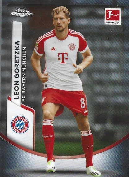 2023 Topps Chrome Bundesliga Leon Goretzka #81 FC Bayern Munich