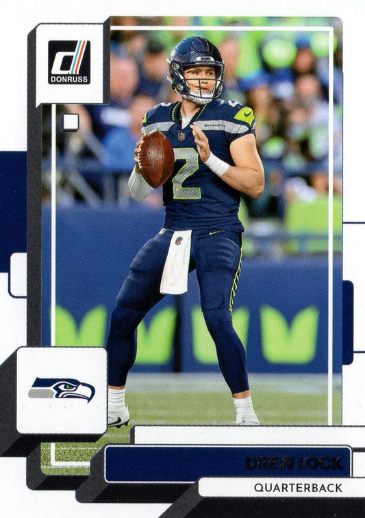 2022 Panini Donruss Drew Lock #34 Seattle Seahawks