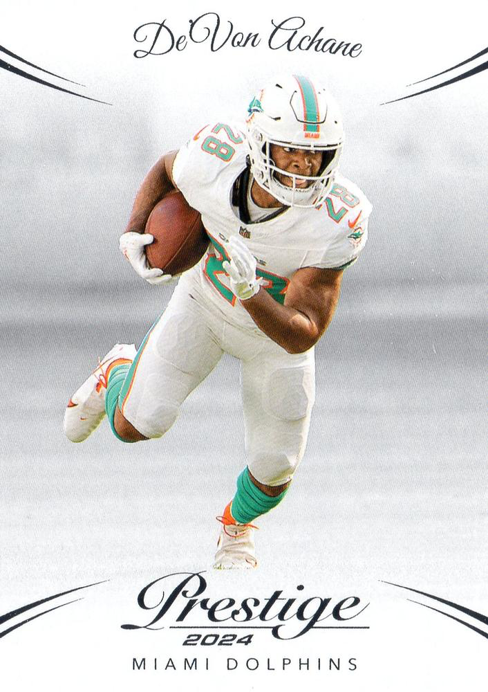 2024 Panini Prestige De'Von Achane #186 Miami Dolphins