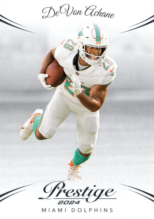 2024 Panini Prestige De'Von Achane #186 Miami Dolphins