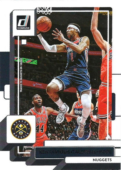 2022 Panini Donruss Kentavious Caldwell-Pope #191 Denver Nuggets