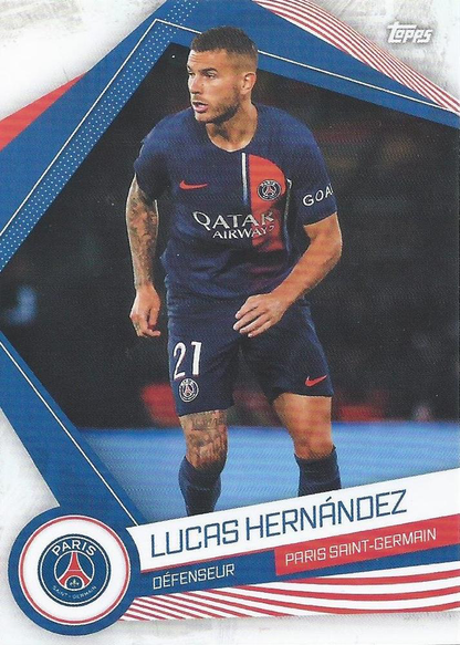 2023 Topps PSG Fan Set Lucas Hernández PSG-2 Paris Saint-Germain
