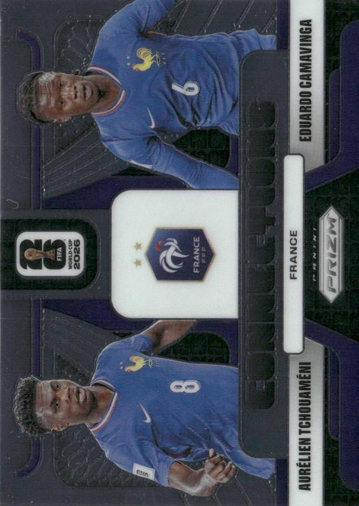 2026 Panini Prizm FIFA World Cup Connections Tchouameni/Camavinga #16 France