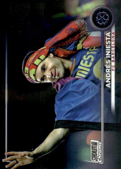 2022 Topps Stadium Club Chrome UCC Andrés Iniesta #84 FC Barcelona