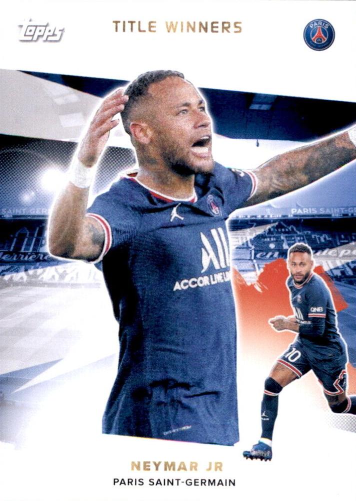 2021 Topps PSG Team Set Neymar Jr #40 Paris Saint-Germain