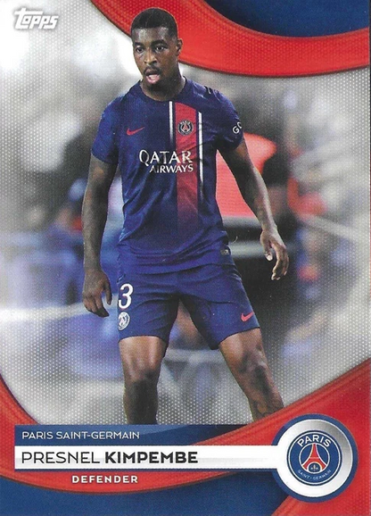2023 Topps PSG Fan Set Presnel Kimpembe PSG-7 Paris Saint-Germain