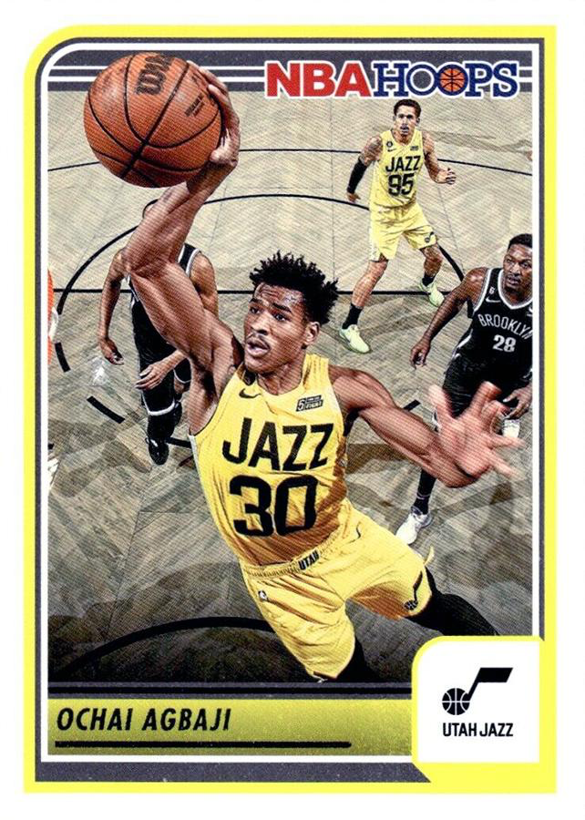 2023 Panini Hoops Ochai Agbaji #228 Utah Jazz