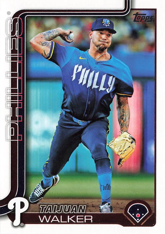 2025 Topps Series 2 Taijuan Walker Philadelphia Phillies #351