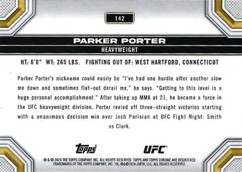 2024 Topps Chrome UFC Parker Porter RC #142
