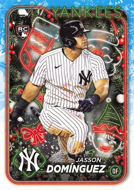 2024 Topps Holiday Jasson Domínguez RC New York Yankees #H75