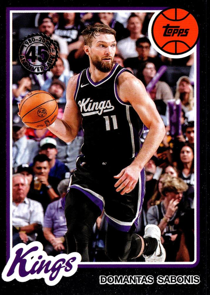 2025 Topps NBA 1980-81 Topps Basketball Domantas Sabonis 80BK-36 Sacramento Kings