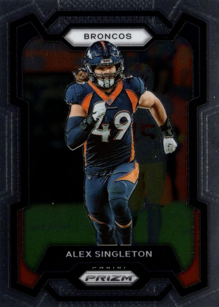2023 Panini Prizm Alex Singleton Denver Broncos #84