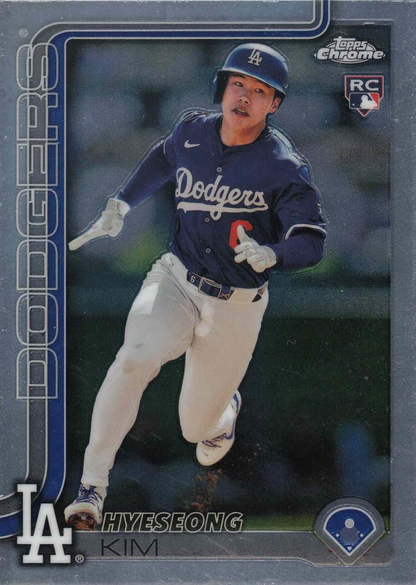 2025 Topps Chrome MLB Hyeseong Kim RC #152 Los Angeles Dodgers