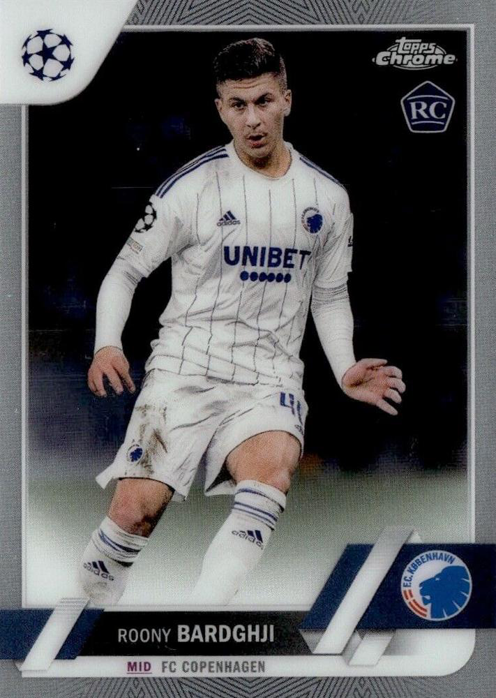 2022 Topps Chrome UCC Roony Bardghji RC #40 FC Copenhagen