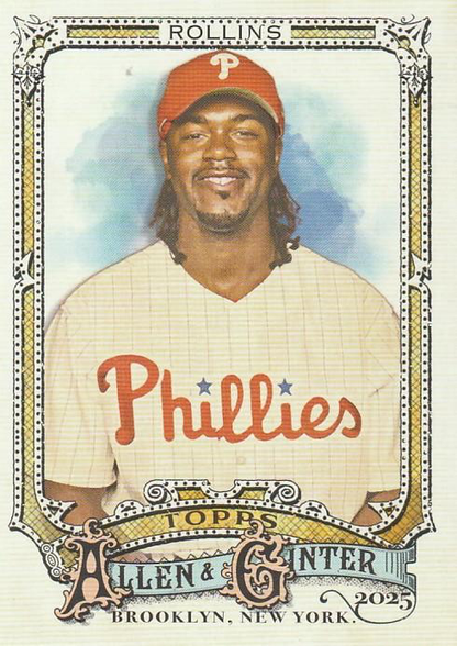 2025 Topps Allen & Ginter Jimmy Rollins #159 Philadelphia Phillies