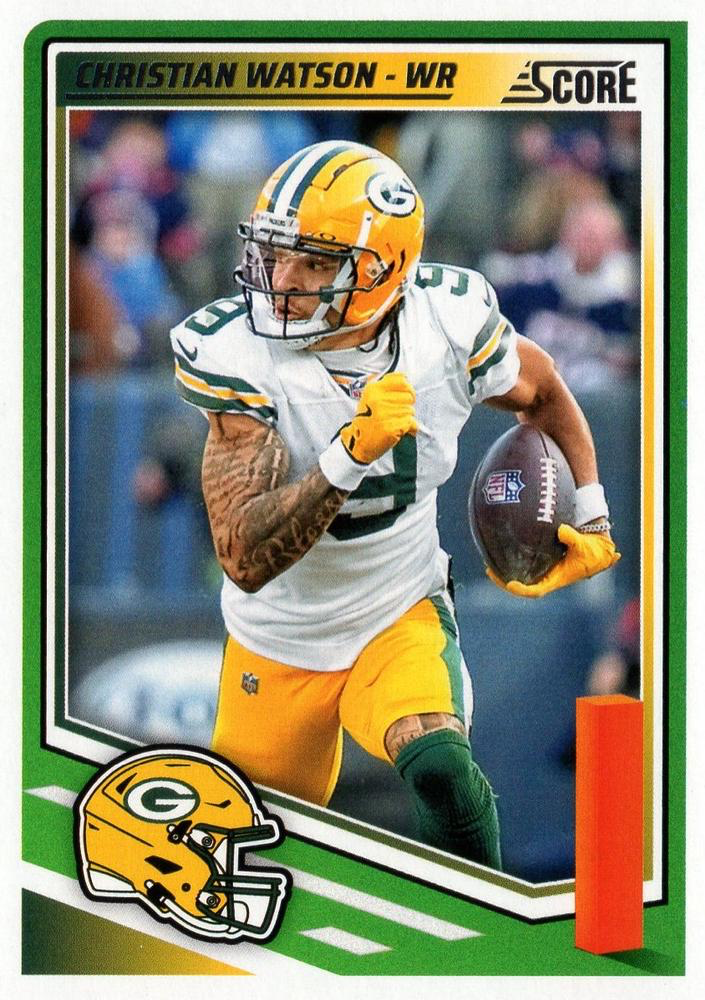 2025 Panini Score Christian Watson #248 Green Bay Packers