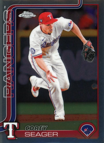2025 Topps Chrome MLB Corey Seager #24 Texas Rangers