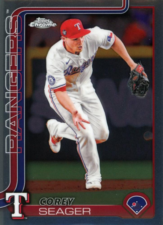 2025 Topps Chrome MLB Corey Seager #24 Texas Rangers