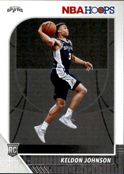 2019 Panini Hoops Keldon Johnson RC #224 San Antonio Spurs