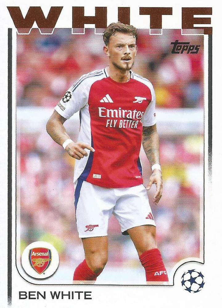 2024 Topps UCC Ben White #95 Arsenal FC