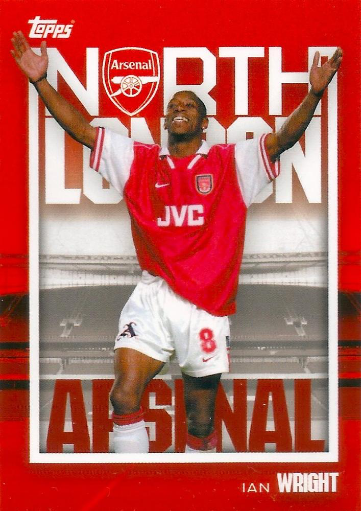 2023 Topps Arsenal Team Set Ian Wright North London Forever #35 Arsenal FC