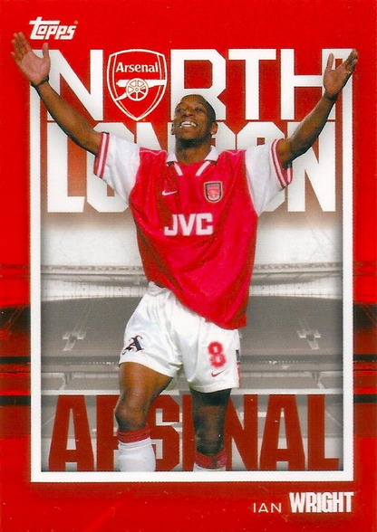 2023 Topps Arsenal Team Set Ian Wright North London Forever #35 Arsenal FC