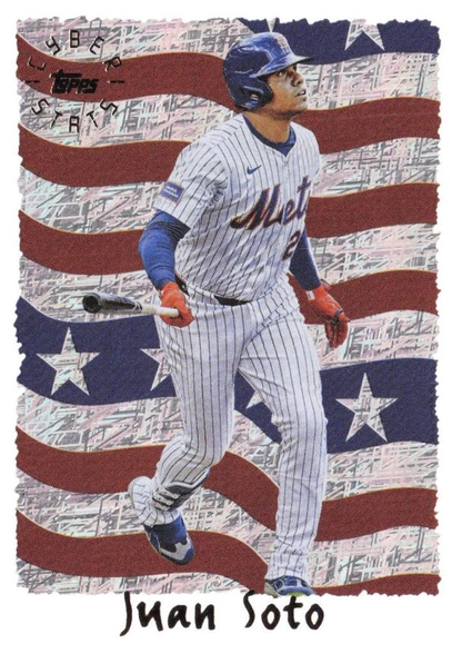 2025 Topps Archives 1995 Topps Cyberstats Juan Soto #95C-10 New York Mets