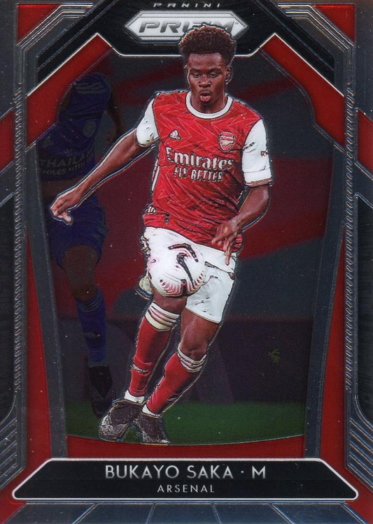 2020 Panini Prizm Premier League Bukayo Saka RC #40 Arsenal FC