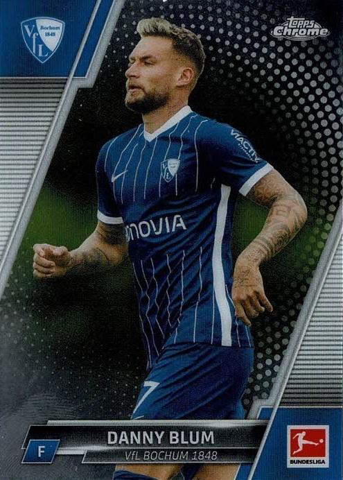 2021 Topps Chrome Bundesliga Danny Blum #23 VfL Bochum 1848