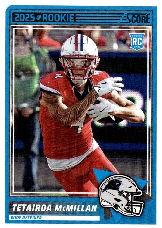 2025 Panini Score Tetairoa McMillan RC #17 Carolina Panthers