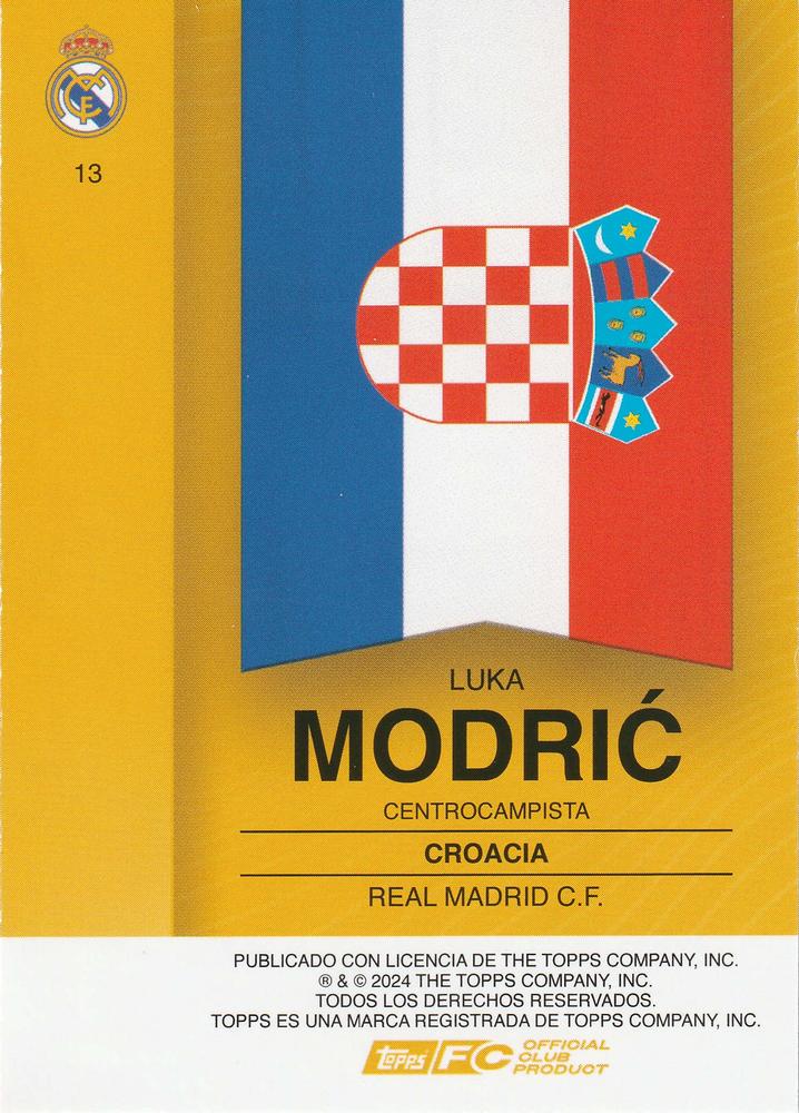 2024 Topps Real Madrid Fan Set Luka Modrić #13 Real Madrid CF