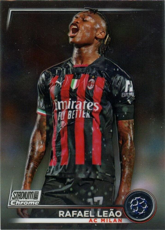 2022 Topps Stadium Club Chrome UCC Rafael Leão #17 A.C. Milan