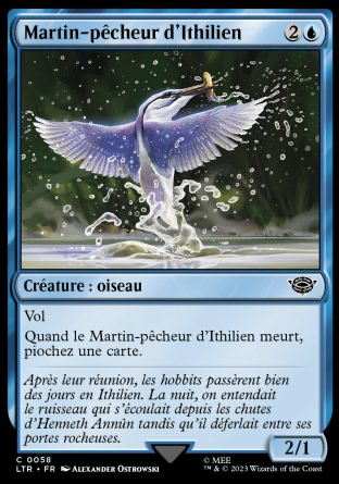 2023 Magic MTG Le Seigneur des Anneaux Martin-pêcheur d'Ithilien LTR #58