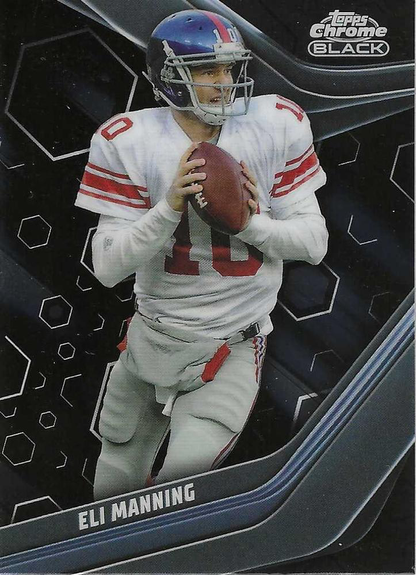 2023 Topps Composite Football Eli Manning Chrome Black #134 New York Giants