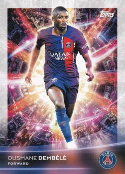 2023 Topps PSG Team Set Light Up Ousmane Dembélé #33 Paris Saint-Germain