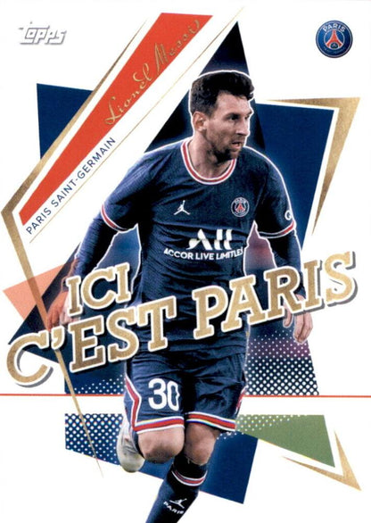 2021 Topps PSG Team Set Lionel Messi #42 Paris Saint-Germain