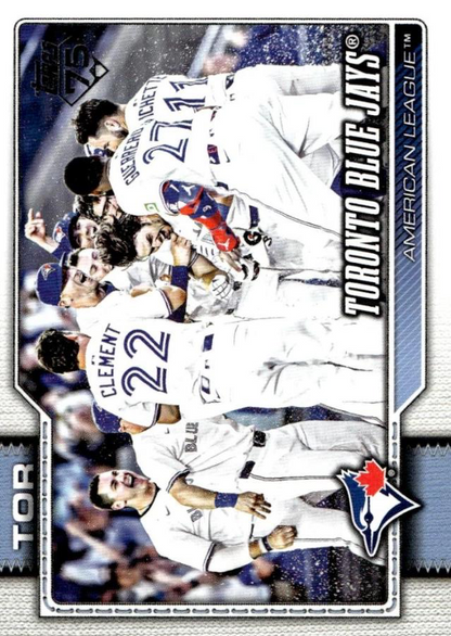 2026 Topps Series 1 Toronto Blue Jays Team Card #113 Toronto Blue Jays