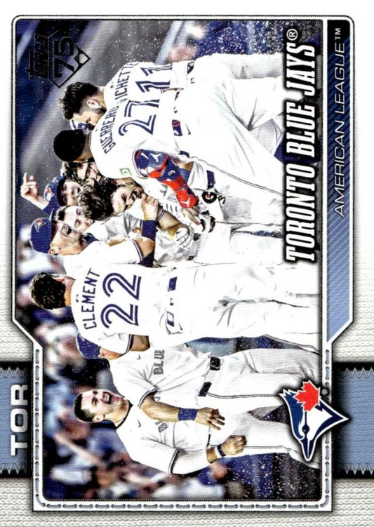 2026 Topps Series 1 Toronto Blue Jays Team Card #113 Toronto Blue Jays
