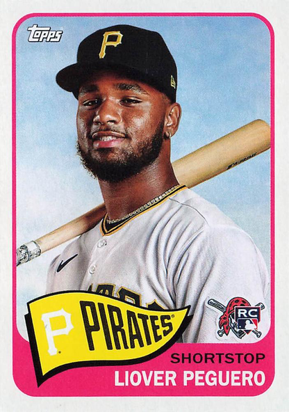 2023 Topps Archives Liover Peguero RC #129 Pittsburgh Pirates